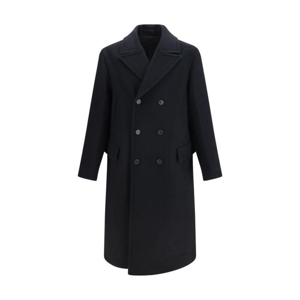 Fendi Men Wool And Angora Coat